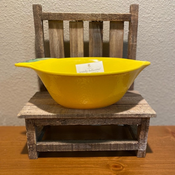 Lemon Serving Bowl, Melamine Lemon Shaped Serving Bowl, Lemon Bowl, Lemon Decor - Picture 12 of 13